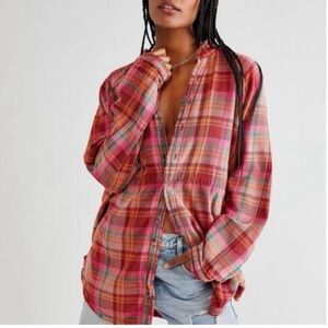 Free People (We the Free) Oversized Flannel